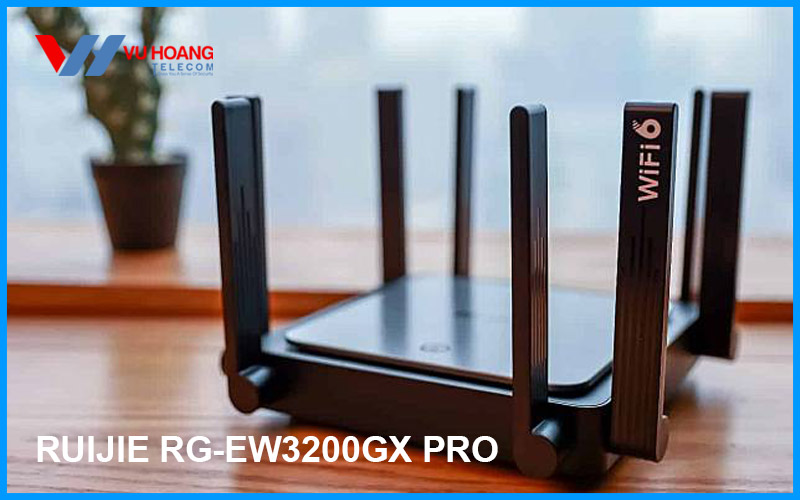 Bộ phát WiFi 6 Reyee RG-EW3200GX Pro, Dual-band AX3200 hỗ trợ Mesh(Hàng chính hãng)