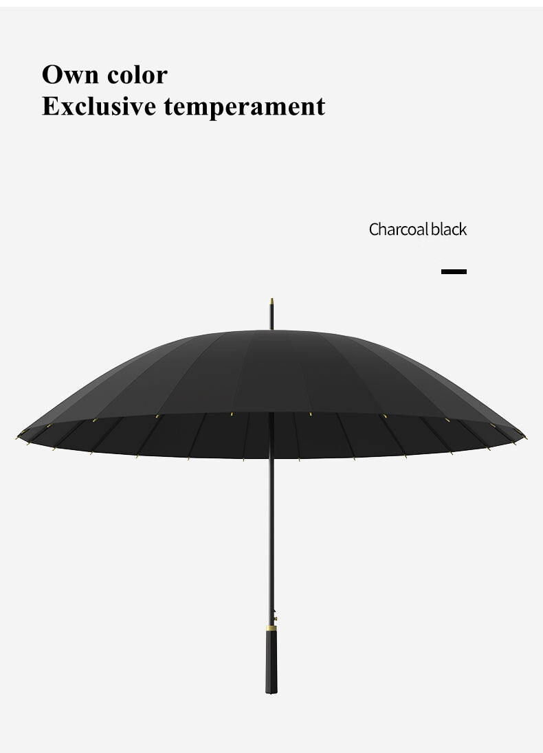 Ô dù đi mưa sân Golf Bussiness 24k Bone Umbrella Large Oversized Windproof FILLE CLAIR