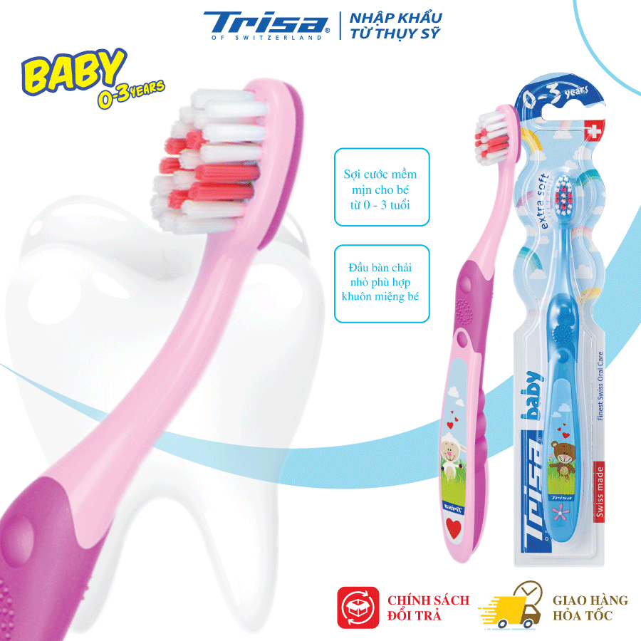 Bộ 2 Bàn Chải Trisa Baby