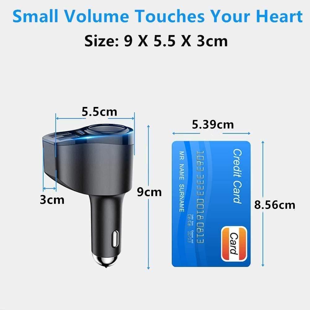 Auto Charger  Light Nhà phân phối USB 12V Bộ sạc nhanh Bộ điều hợp USB mini