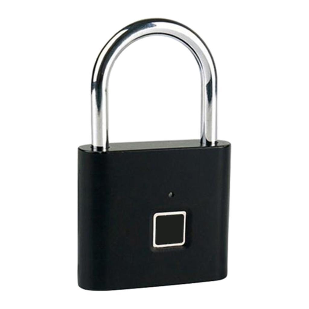 Rechargeable Anti-   Fingerprint Lock   black