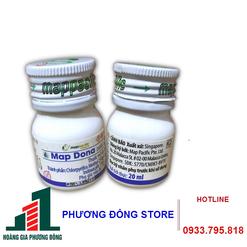 Thuốc trừ sâu Map Dona 265EC - chai 100ml, chai 250ml, chai 400ml