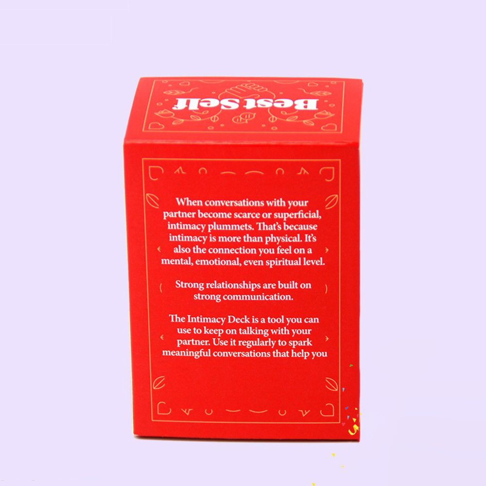 Bộ Thẻ Bài Trò Chơi Intimacy Deck Dành Cho Cặp Đôi Thấu Hiểu Nhau