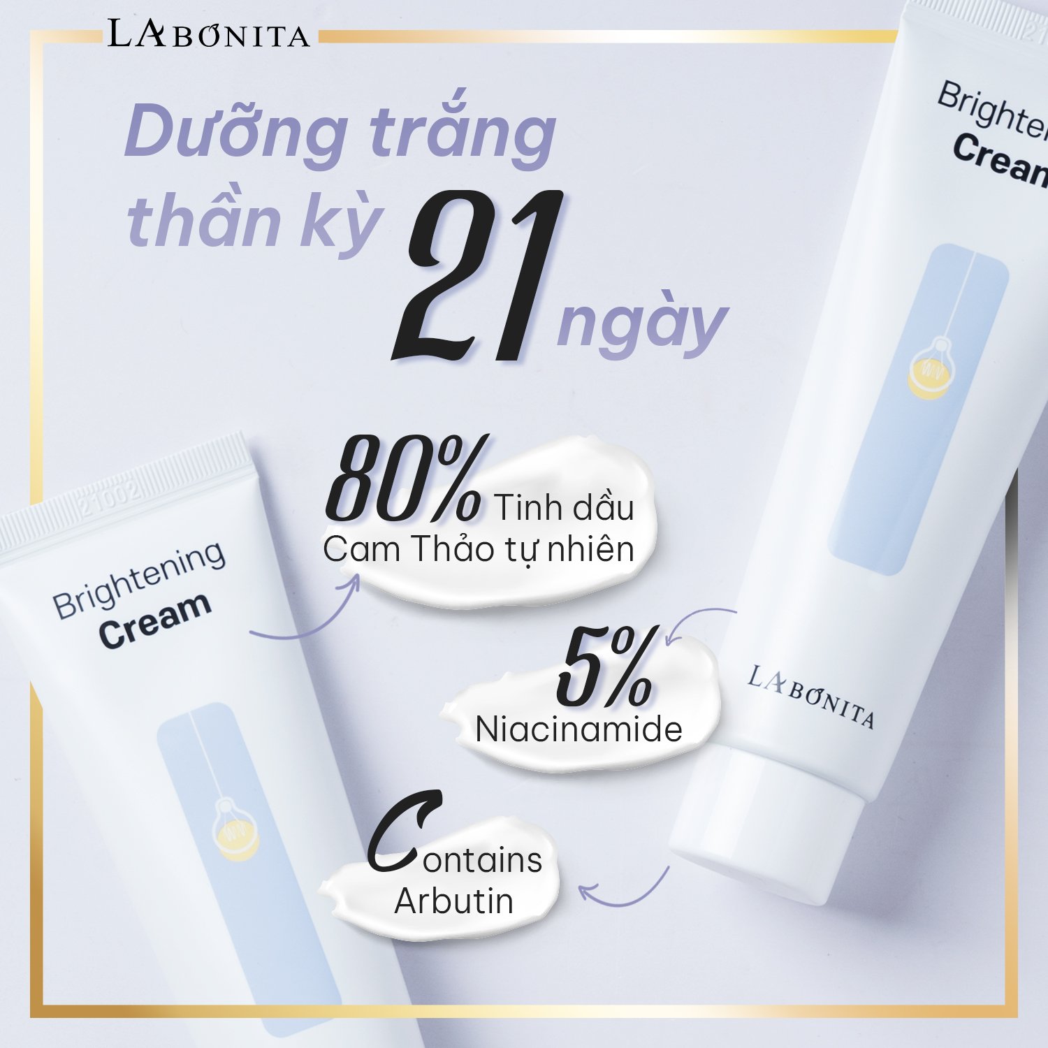 Kem làm sáng da &amp; đều màu da-La Bonita Brightening Cream 50ml