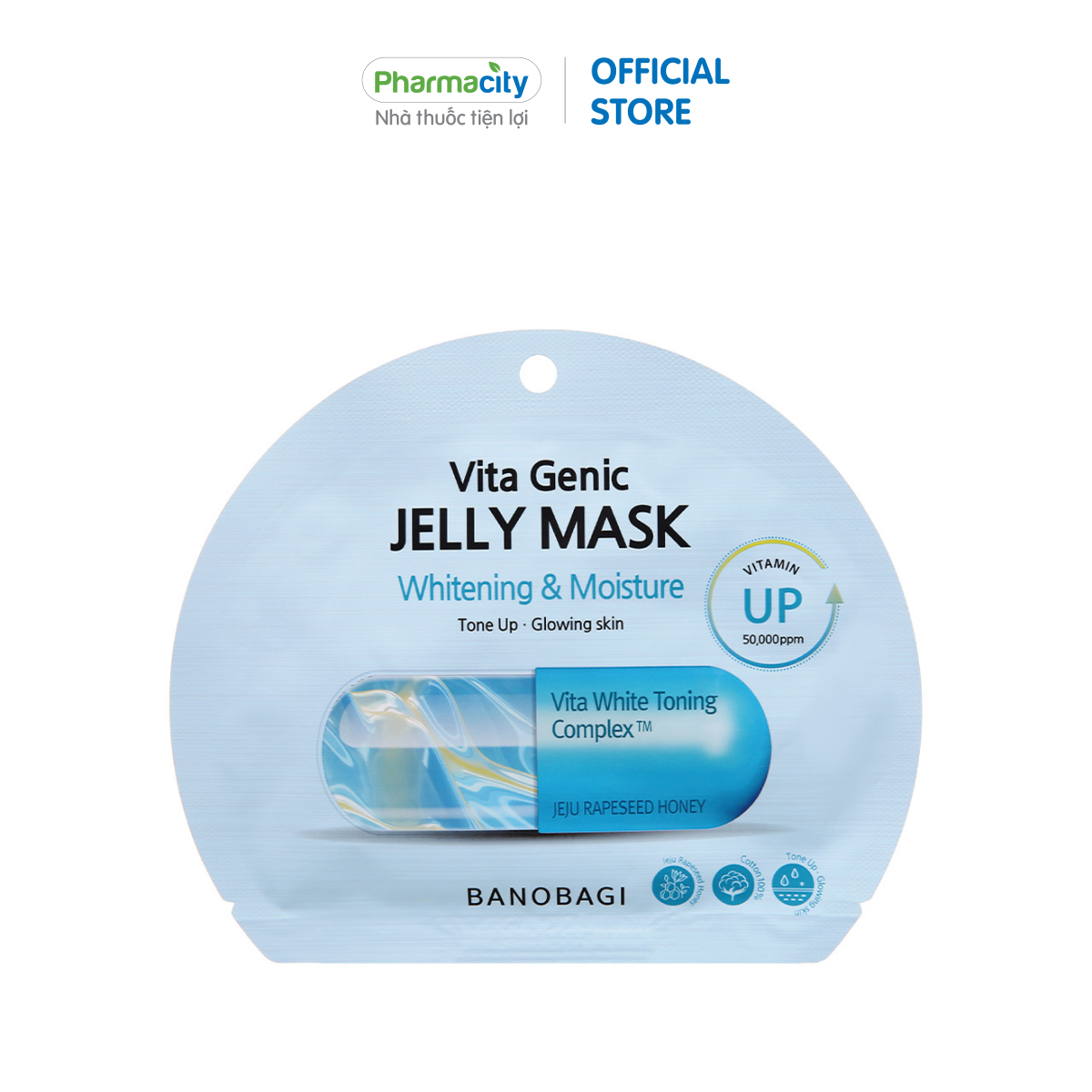 Mặt nạ dưỡng trắng và cấp ẩm Banobagi Vita Genic Jelly Mask Whitening & Moisture (30ml)