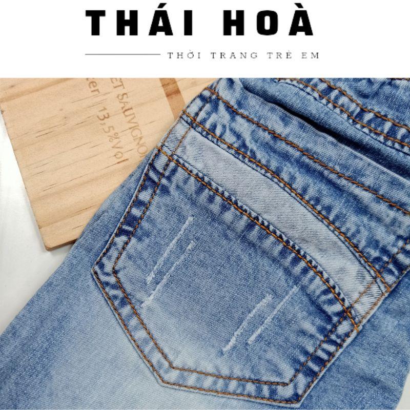 Quần lửng jean bé trai 7_22kg