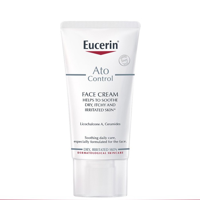 Hình ảnh Eucerin Kem Dưỡng Giảm Ngứa, Đỏ Cho Da Mặt Ato Control Face Cream  50ml