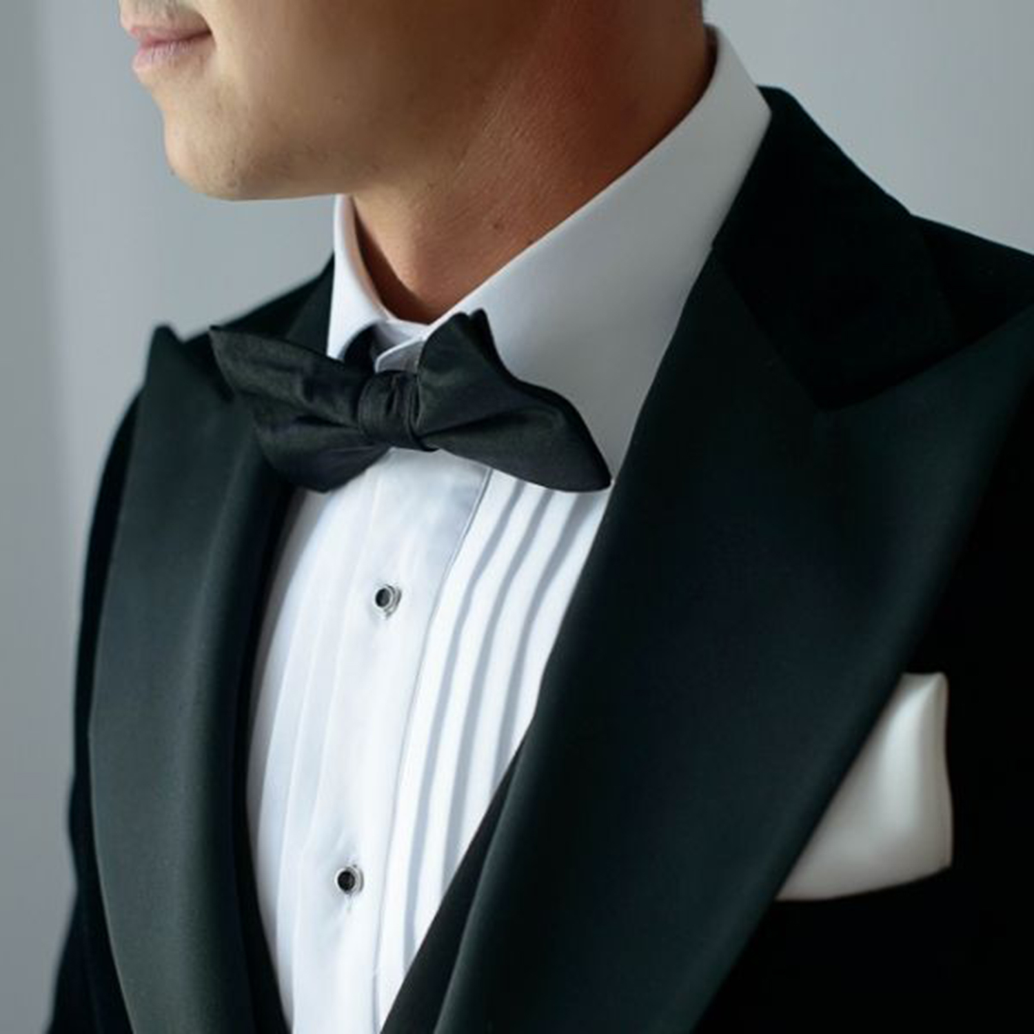 Áo sơ mi nam xếp ly mặc Tuxedo Anlimen & Gentle Spread Collar