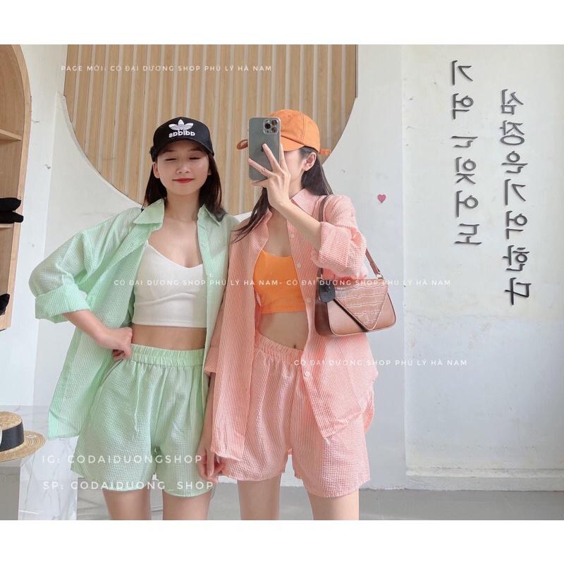 set 3 chi tiết kẻ sọc 1161
