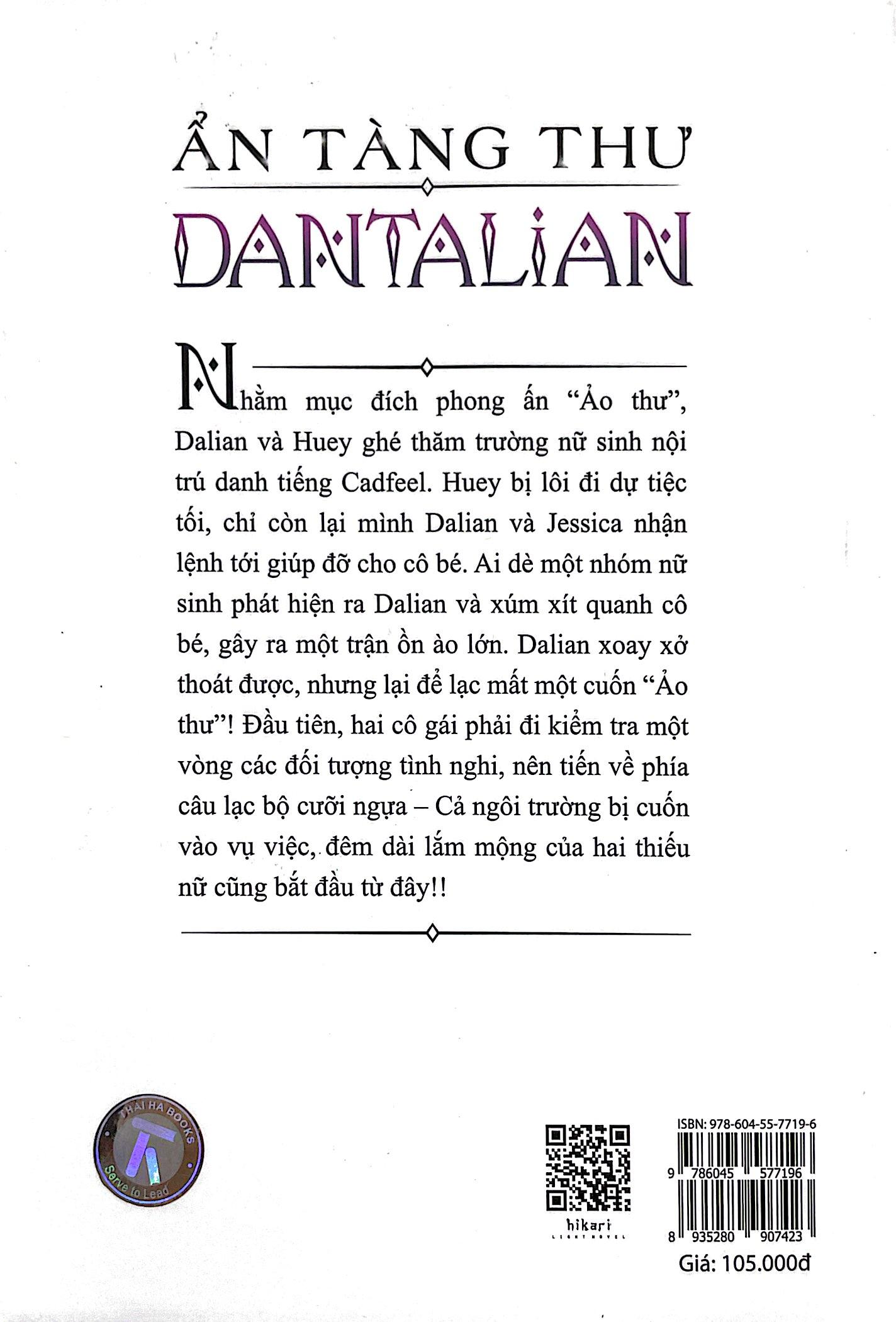 Sách Ẩn Tàng Thư Dantalian 7 (Tặng Bookmark)