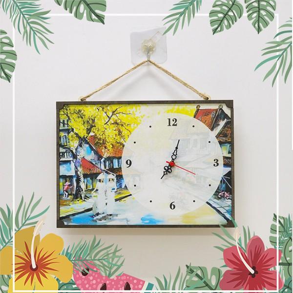 Đồng hồ Treo tường Decor Trang trí nhà cửa siêu hot mẫu mới làm bằng gỗ