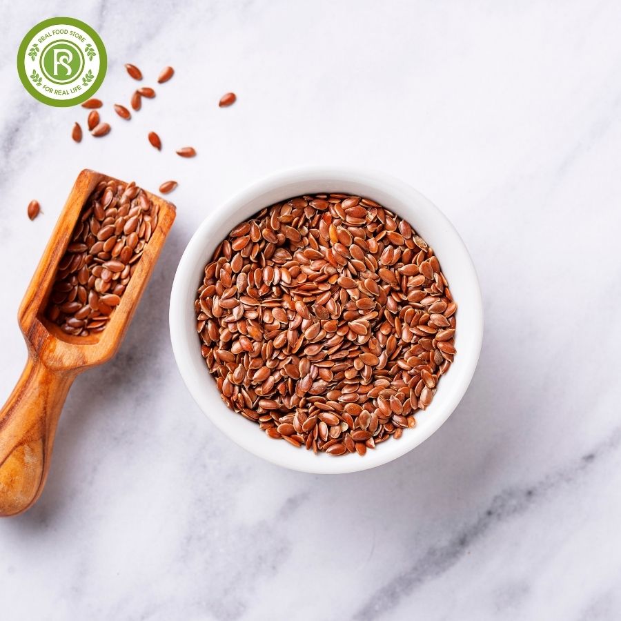 2KG Hạt Lanh Nâu Real Food (Brown Flaxseed)