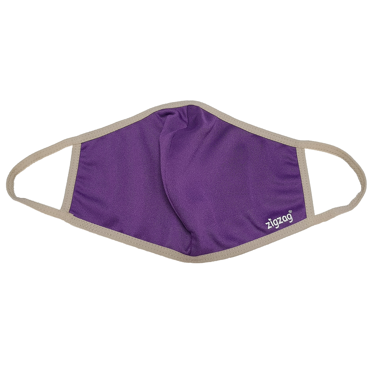 Khẩu trang chống nắng 2 lớp UPF50+ Zigzag MAS010 - M - Tím