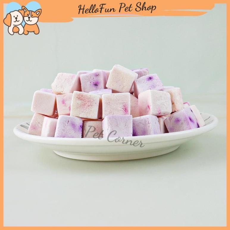 Sữa chua sấy lạnh giàu dinh dưỡng cho thú cưng, sữa chua sấy khô cho chó mèo và chuột hamster