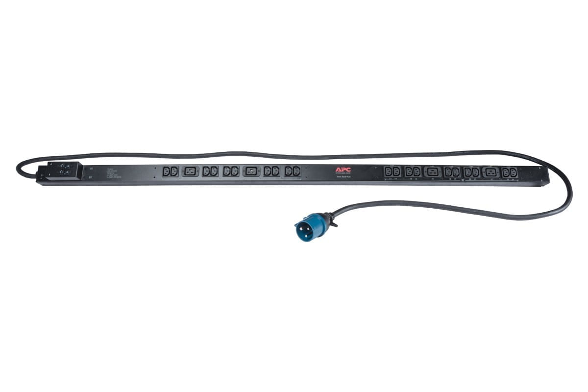 Thanh nguồn Rack PDU Basic, Zero U, 32A, 230V, (20)C13 &amp; (4)C19 APC AP7553 - Hàng Chính Hãng