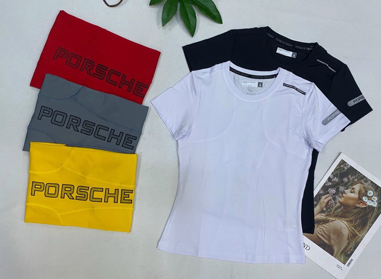 Áo Thun Nữ Vải Thun Lạnh Ôm Body, Thấm Hút Mồ Hôi, Co Dãn 4 Chiều