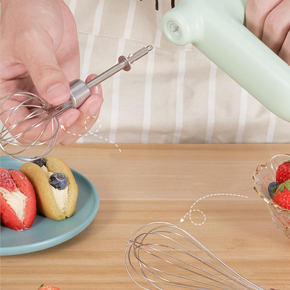 Portable Handheld Home Kitchen Butter Mixer Tool Cordless Electric Whisk for Home Baking Kitchen Dessert Making