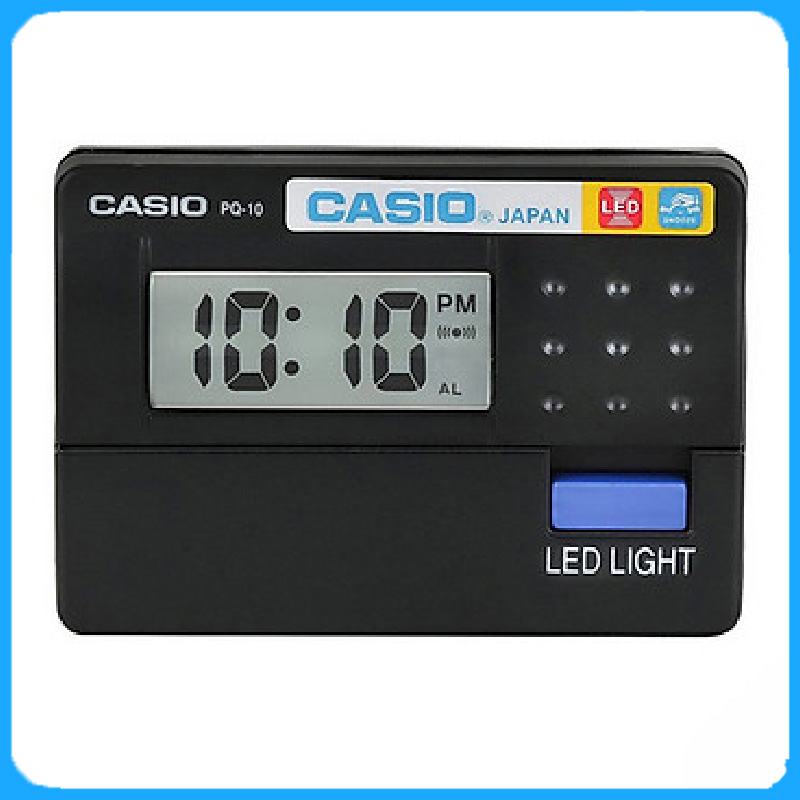 Đồng Hồ Báo Thức Du Lịch - Để Bàn Điện Tử Casio PQ-10-1R