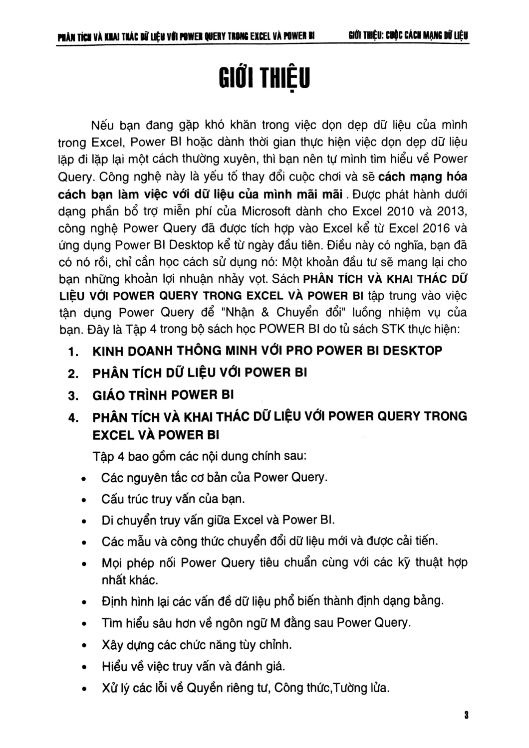 Phân Tích Và Khai Thác Dữ Liệu Với Power Query Trong Excel Và Power Bi - Nguyễn Quốc Huy, Đỗ Như Tài, Lai Đình Khải, Nguyễn Võ Lam Giang