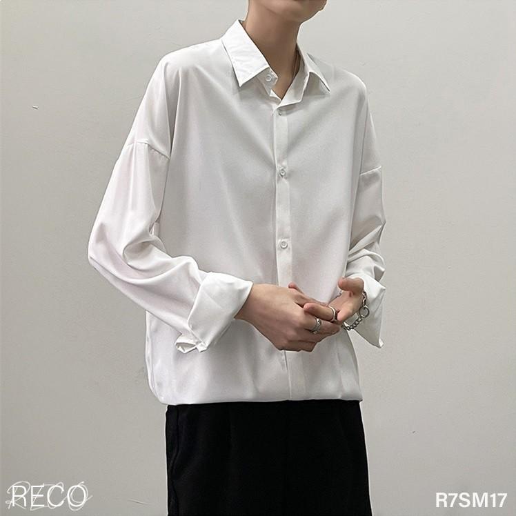 Áo sơ mi nam Hàn Quốc cao cấp dáng rộng dài tay Shirt Loose R7SM17 Unisex