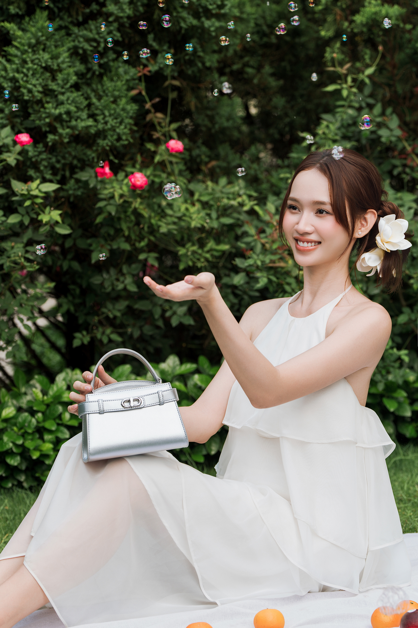 Túi Yuumy ( Thời trang nữ size 19 phối khóa xoay - Túi đeo chéo da Verein YN232 )