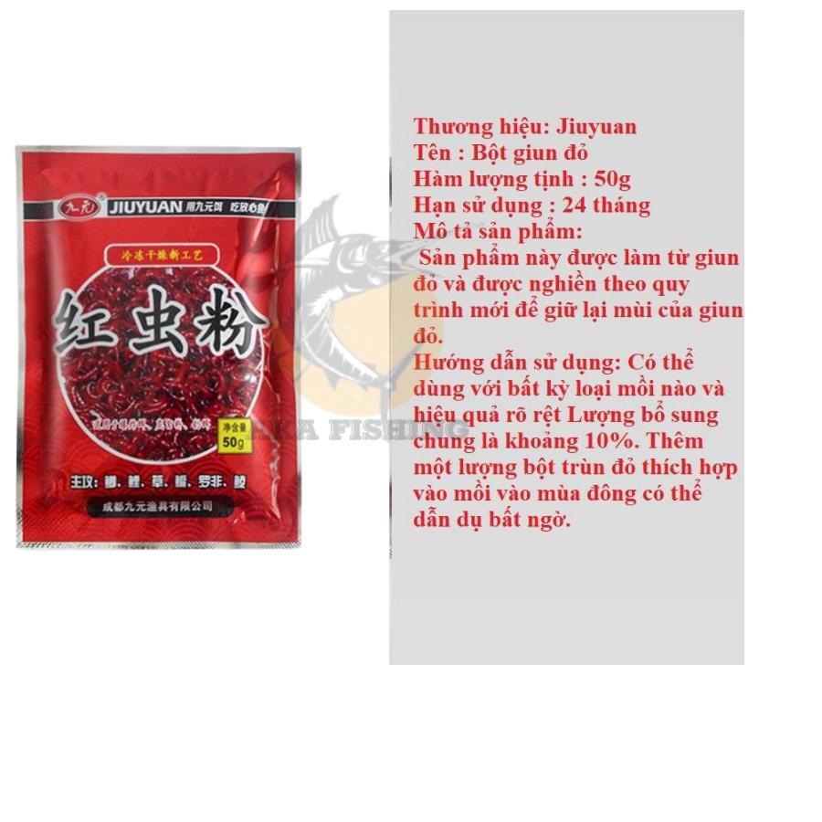 Mồi Câu Cá Trùng Chỉ, Bột Trùng Chỉ Đỏ Chuyên Chép, Trôi, Trắm, Rô Phi câu đơn đài câu lục chất lượng giá rẻ