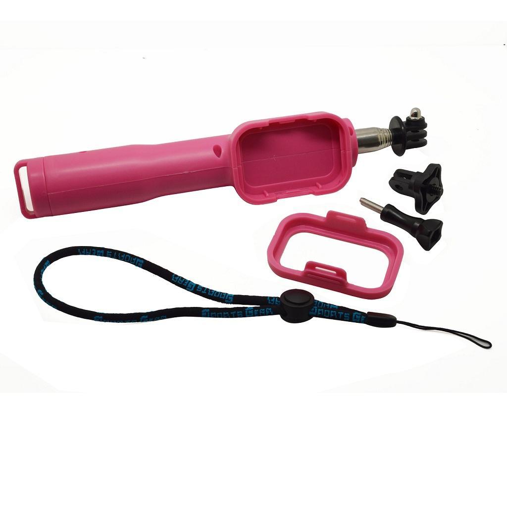 Telescopic Selfie Stick Monopod w/ Remote Control Case For