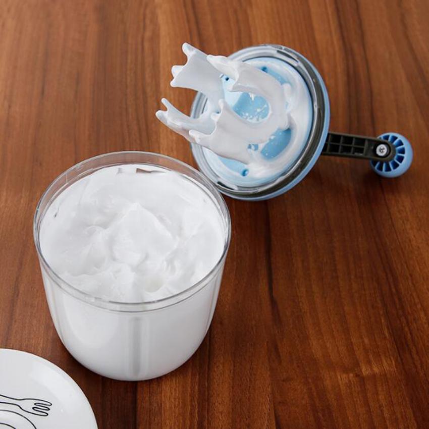 Có Tay Cầm 1100ML-Cranked Kem Đánh Trứng Be Dụng Cụ Nướng Bánh Kem Stiring Xốp Phối Trứng Be Bột Gia Dụng Nhà Bếp dụng Cụ