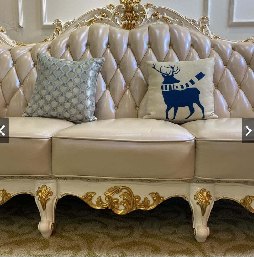 Bộ Sofa Mun hoàng gia mang phong cách tân cổ điển đậm chất Châu Âu SOFA-2062-KEM-G3
