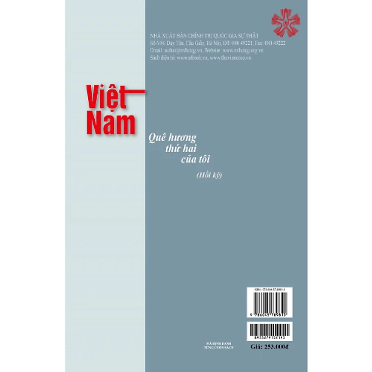 (Hồi Ký) VIỆT NAM - Quê Hương Thứ Hai Của Tôi - Kostas Sarantidis - Nguyễn Văn Lập - (bìa mềm)
