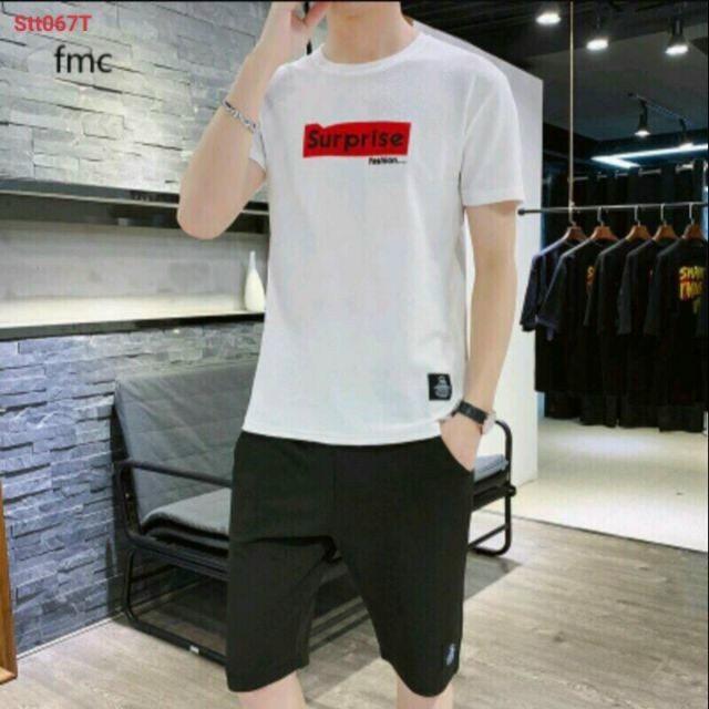 Đồ bộ nam nữ unisex mùa hè chất mè xịn co giãn 4 chiều thoáng mát (Surise