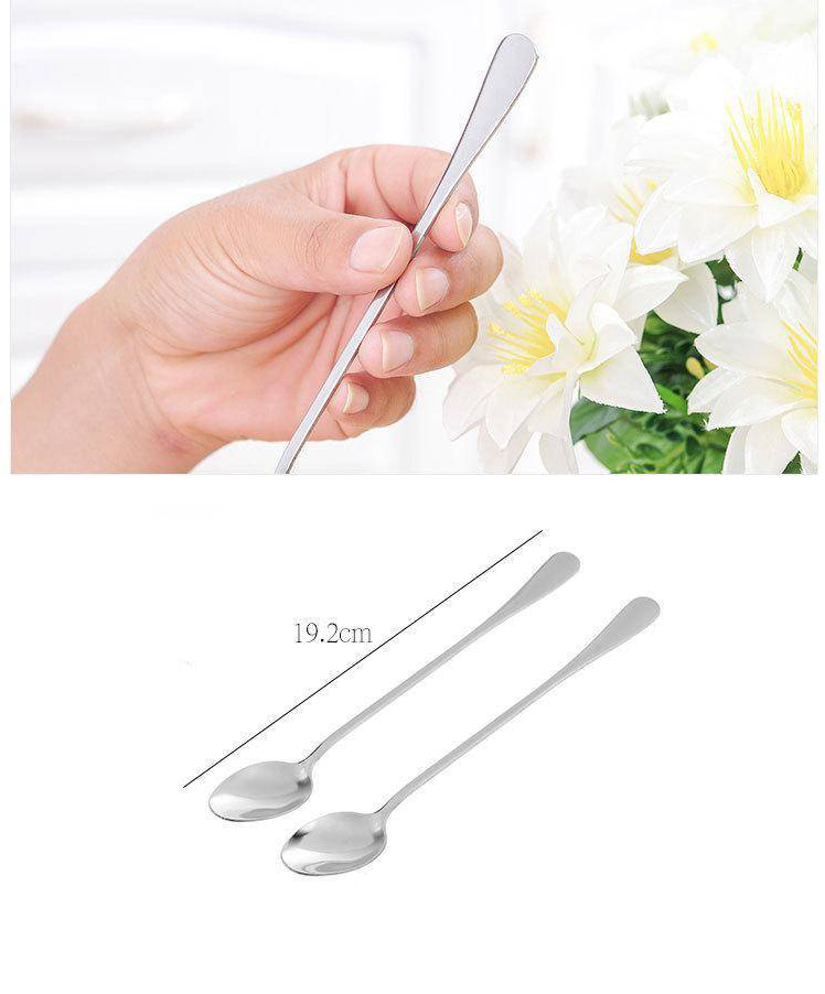 Combo bộ 4 thìa Inox khuấy cafe,sữa,hoa quả,sinh tố bằng inox 304 không gỉ Cao Cấp,Giúp khuấy đều đồ uống chất lỏng dùng sẽ ngon và đều vị hơn - Muỗng Inox khuấy cafe hoa quả sinh tố sữa