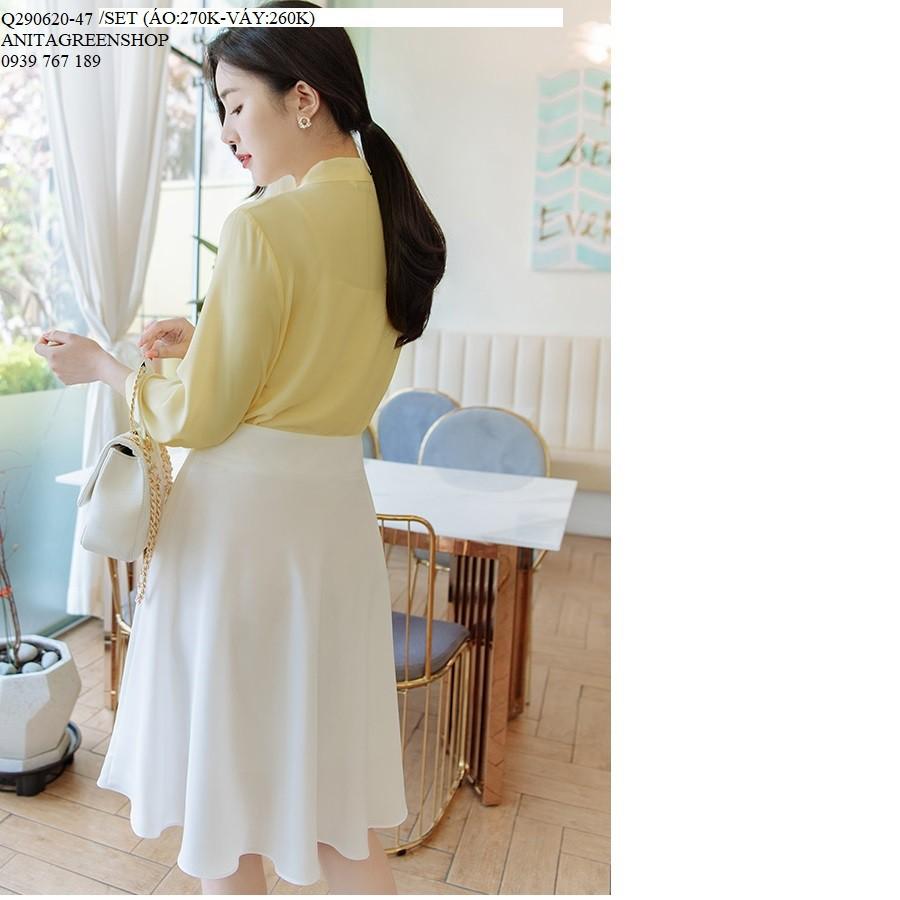 Q290620 SET ÁO VÀ CHÂN VÁY CÔNG SỞ