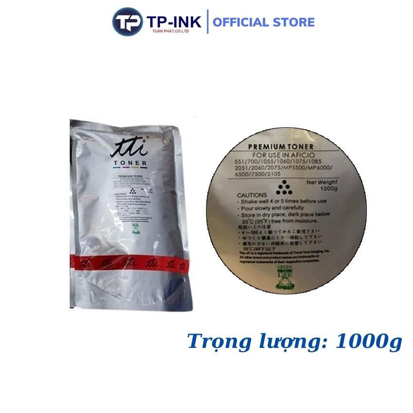 Mực đổ photo,Mực túi photo TTI 1kg cho các dòng máy photo Toshiba, Ricoh trọng lượng 1000gram