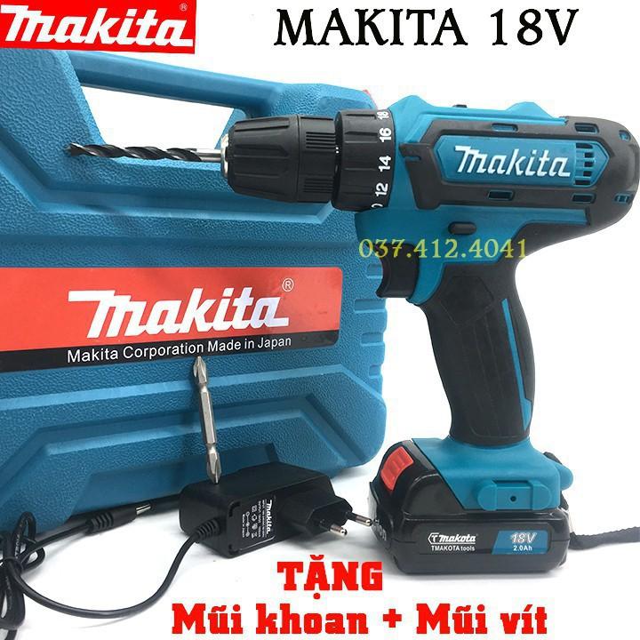 Máy Khoan Dùng Pin MAKITA 18V - Máy Bắt vít MAKITA 18V, Máy Khoan gỗ, Máy Vặn Vít 18V