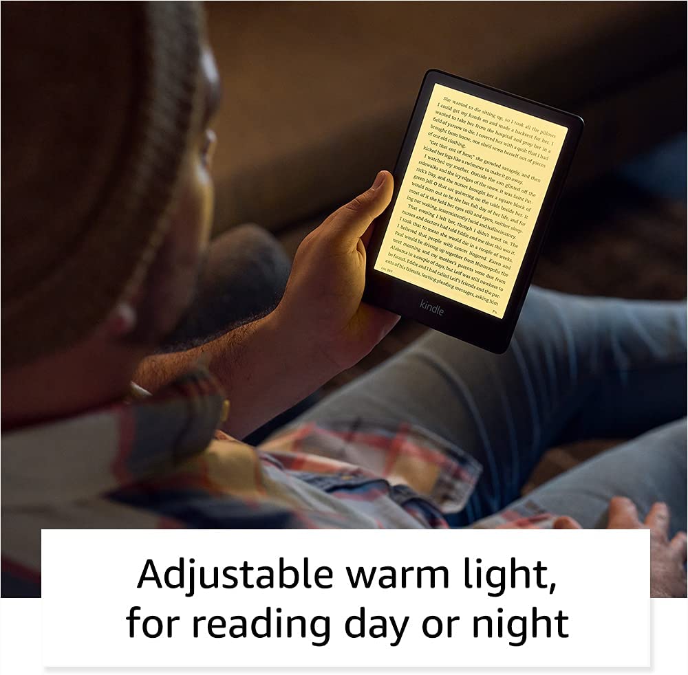 Hình ảnh Combo Máy đọc sách All New Kindle Paperwhite 5 (11th Gen) và Bao da - Hàng nhập khẩu