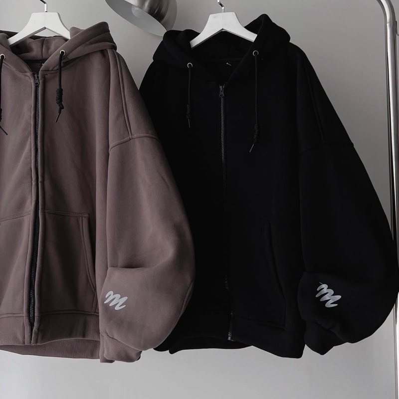 HOODIE ZIP CHỮ IN FEAR PHẢN QUANG FORM UNISEX, Áo Khoác Hoodie Zip Nam Nữ Form Rộng In Chữ, Áo Khoác Hoodie Form Rộng Chất Vải Nỉ Ngoại Siêu Đẹp chống nắng mùa hè
