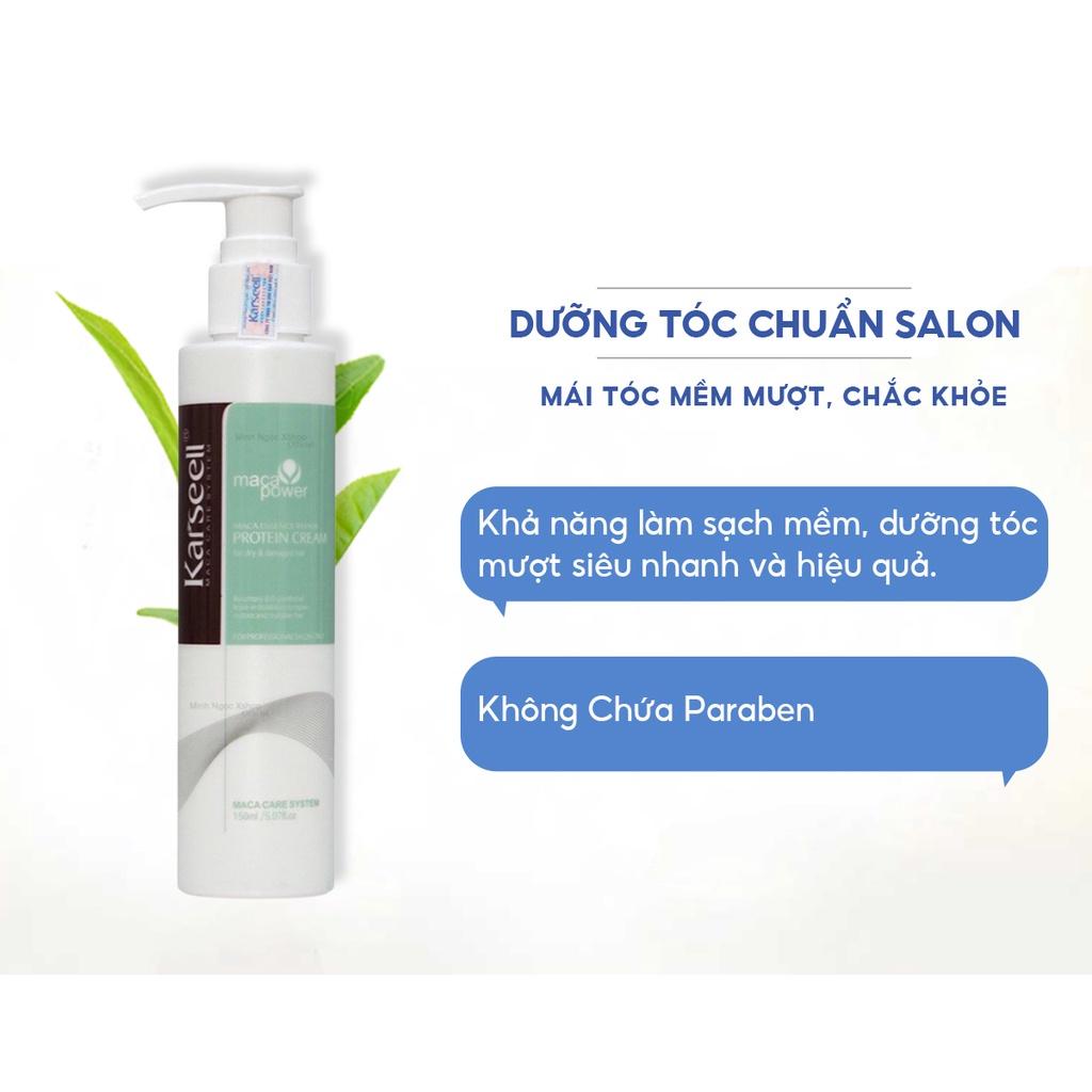 Kem xả khô KARSEELL Maca Power 150ml phục hồi khô sơ, dưỡng tóc mềm mượt chuẩn salon