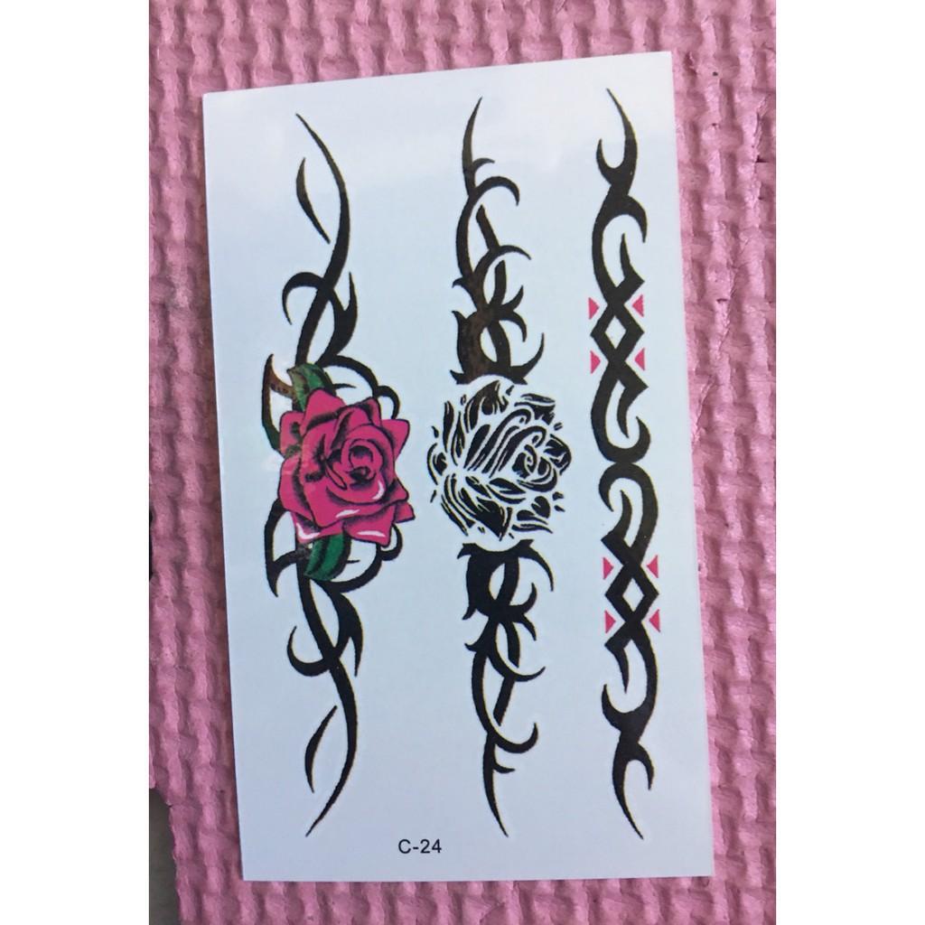 Combo 40 tấm xăm dán tatoo