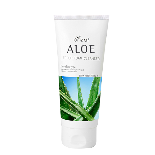 Sữa rửa mặt Lô Hội BEBECO Hàn Quốc OREAF ALOE FRESH FOAM CLEANSER 150 ml