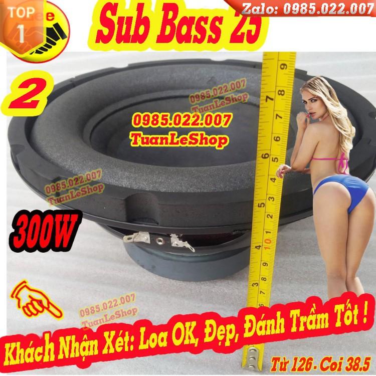 LOA SIÊU TRẦM 25 –GIÁ 1 CẶP - LOA SUB BASS 25