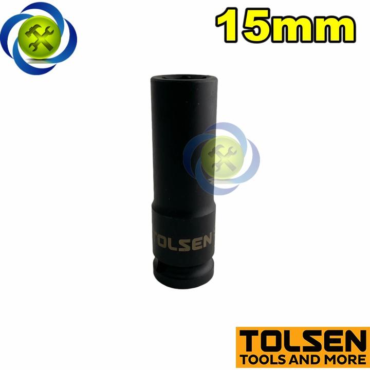 Tuýp 15mm 1/2 đen dài Tolsen 18265 loại 6 cạnh thép CR-MO