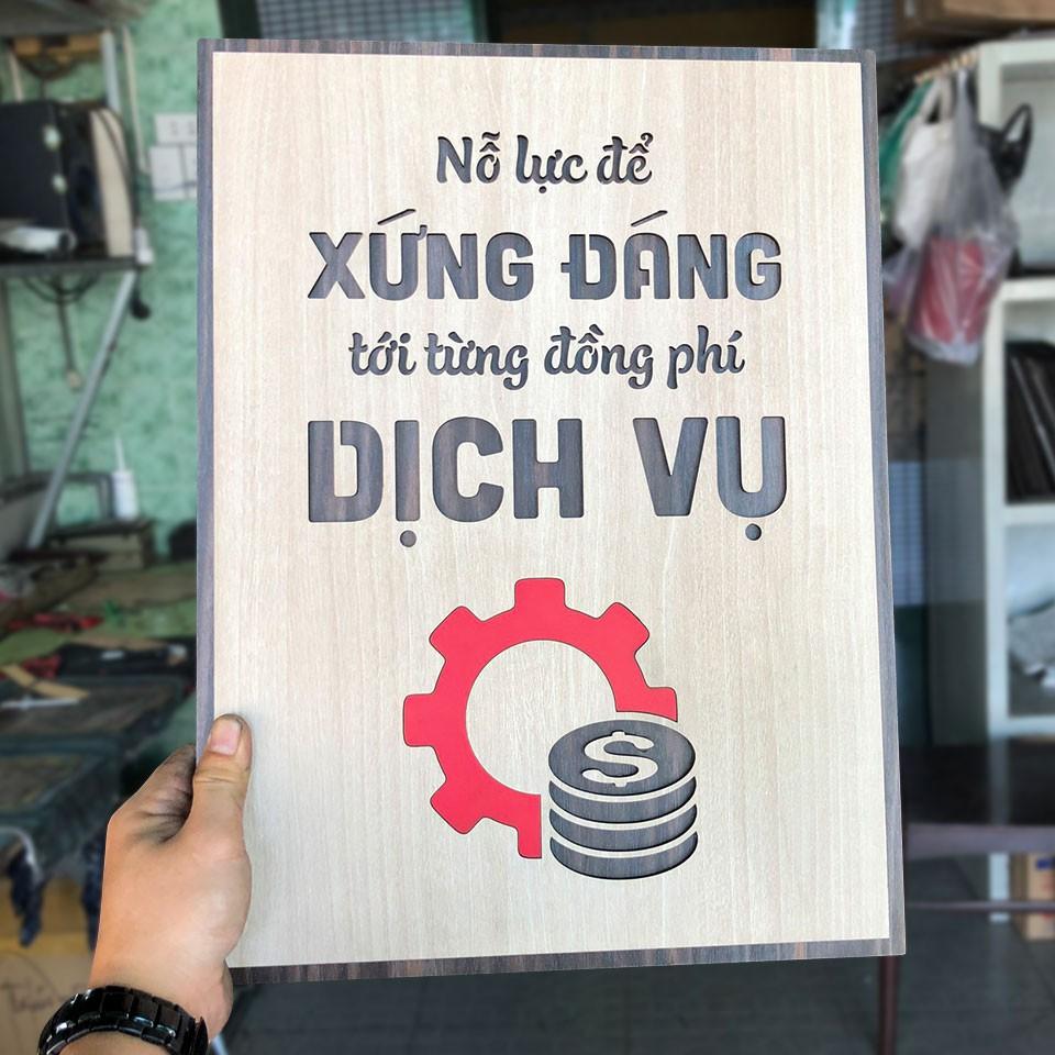 Tranh động lực TBIG87 - Nỗ lực để xứng đáng tới từng đồng phí dịch vụ