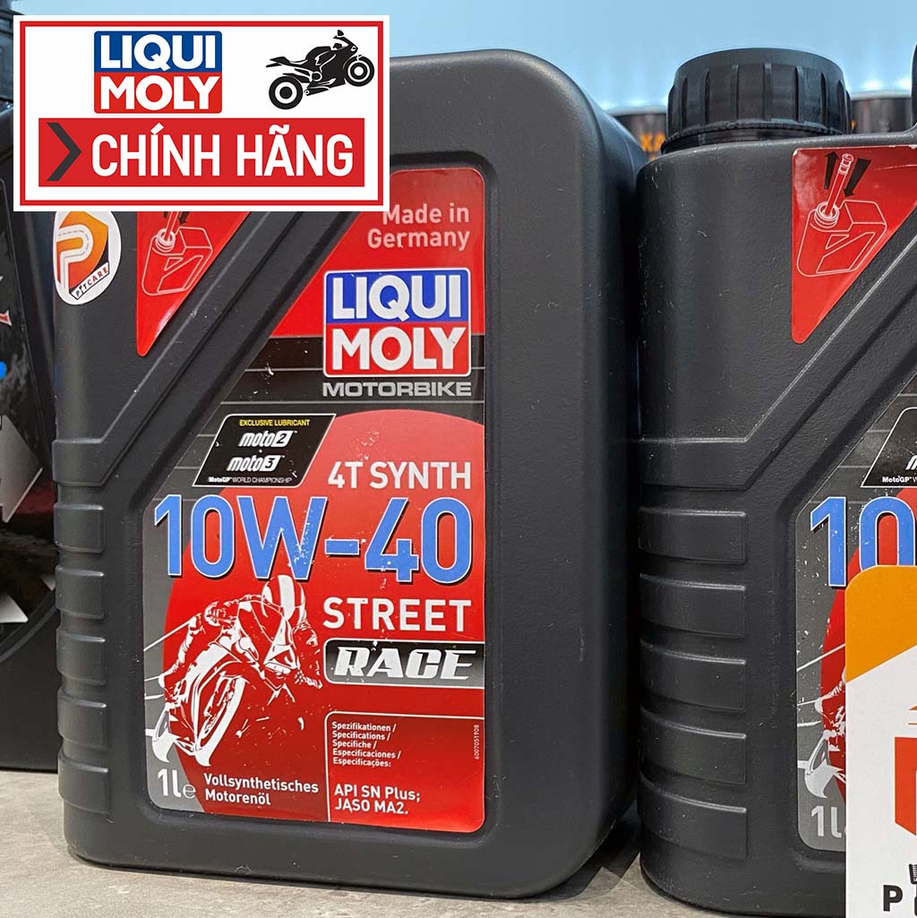 Dầu Nhớt Tổng Hợp Xe Máy Liqui Moly 20753 4T SYNTH 10W40 Race