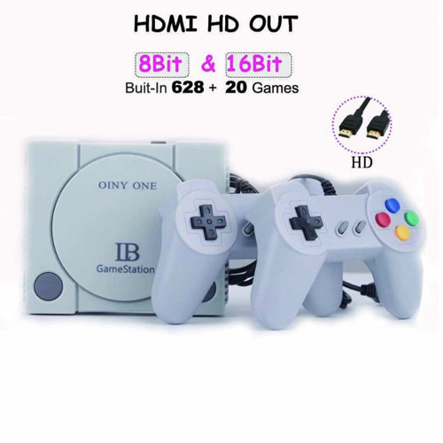 Máy Chơi Game Cầm Tay Mini 4 Nút 2 người chơi 628+20 Trò HDMI - MCG Kết Nối Tivi Hình Ảnh Siêu Sắc Nét phiên bản cầm tay cao cấp nhất thế hệ 2021