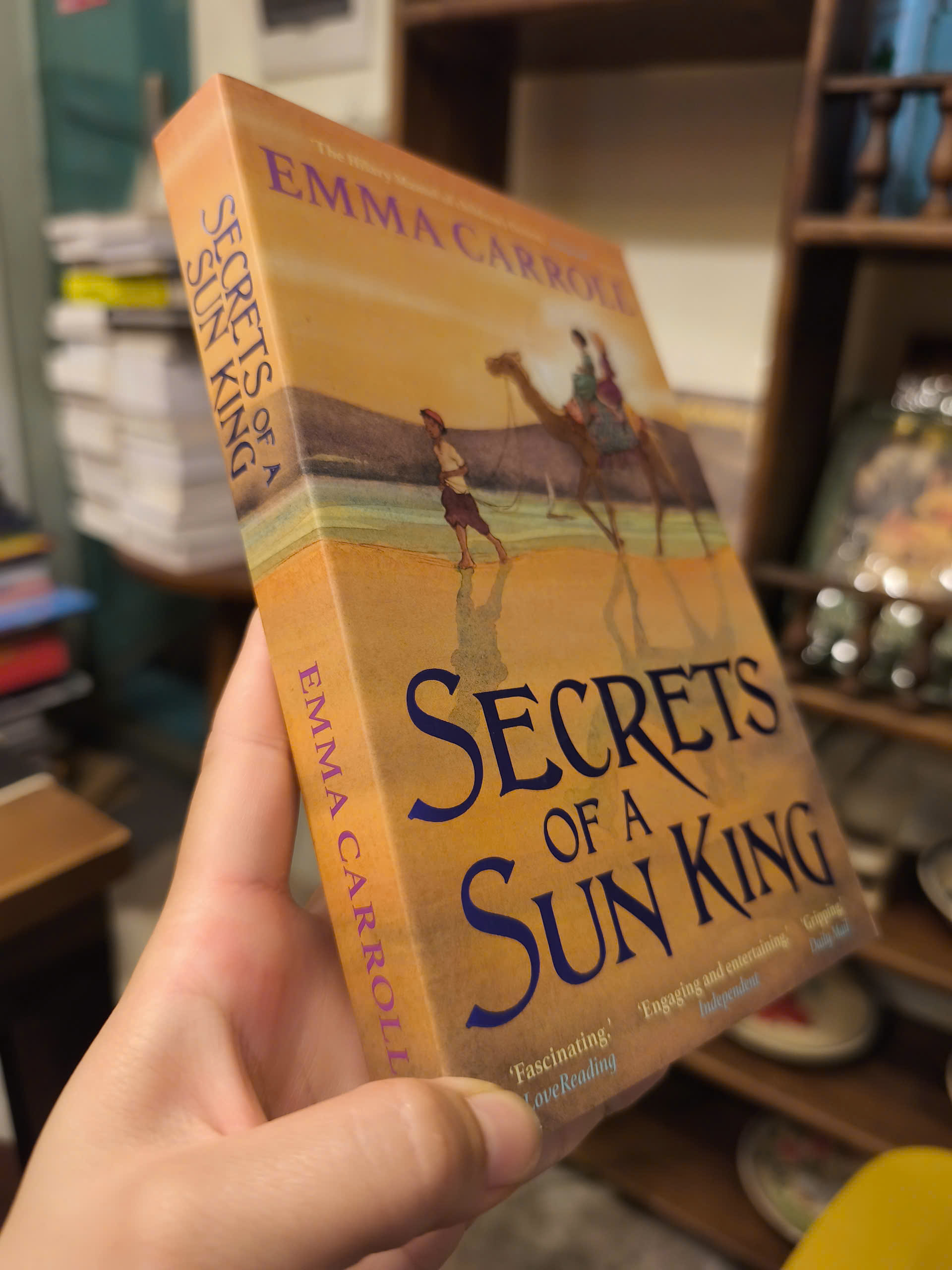 Sách - Secrets of a Sun King by Emma Carroll | Historical Children's Fiction | English Book
