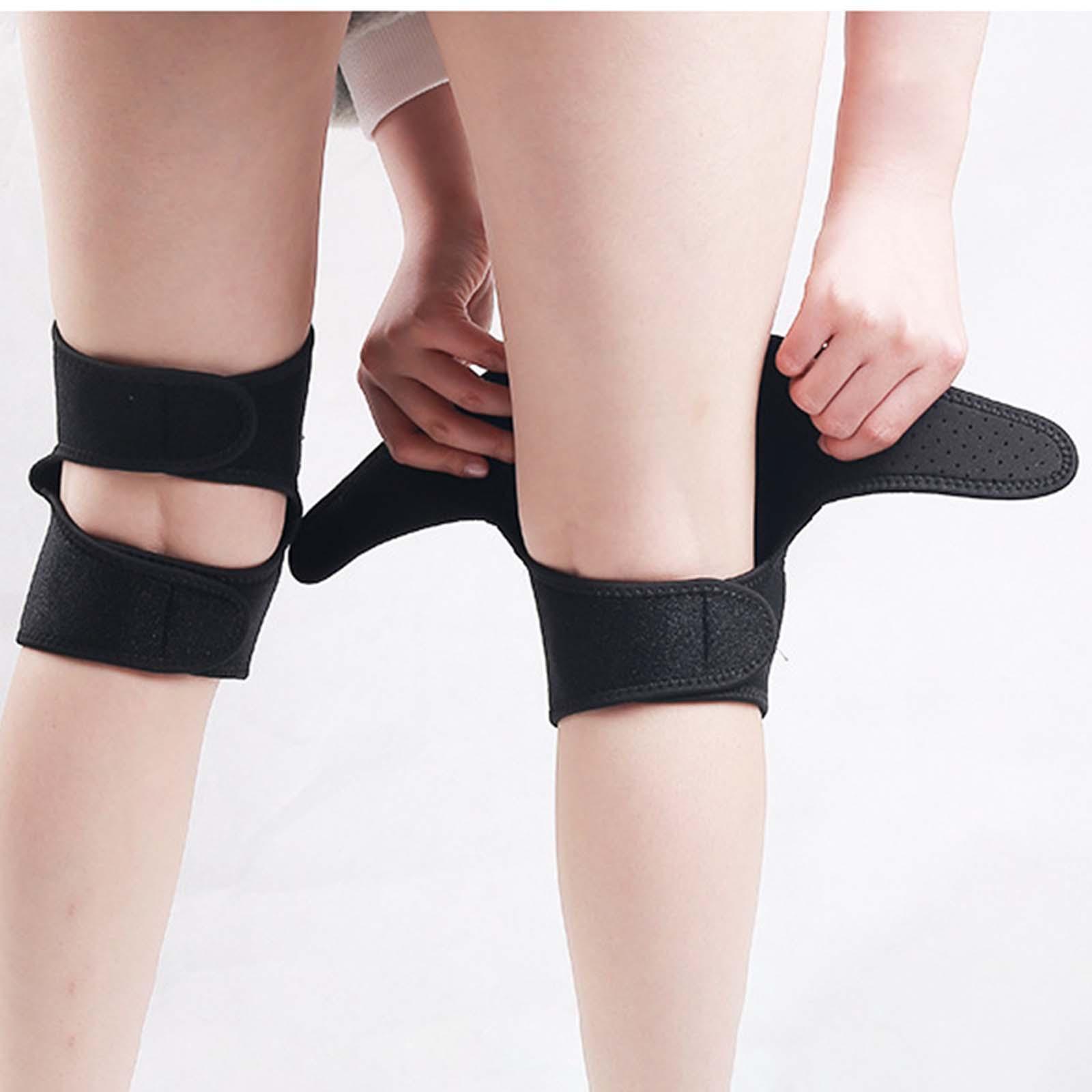 Knee Brace Breathable Knee Pad Patella Support for Yoga Basketball Tennis Black