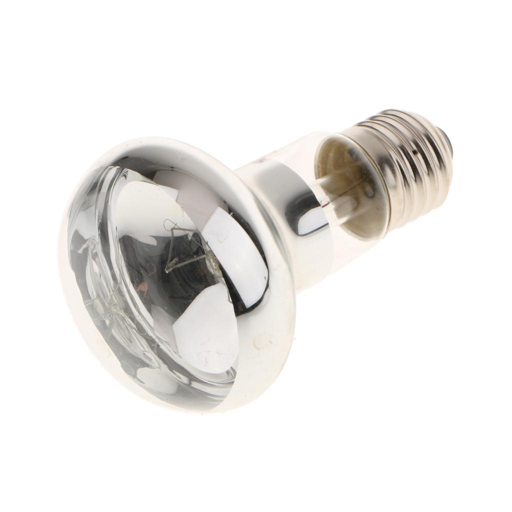 Reptile Brooder UVA Heating Lamp Bulb Lightbulb for Frog Snake Lizard Dragon E27, Heating Lamp