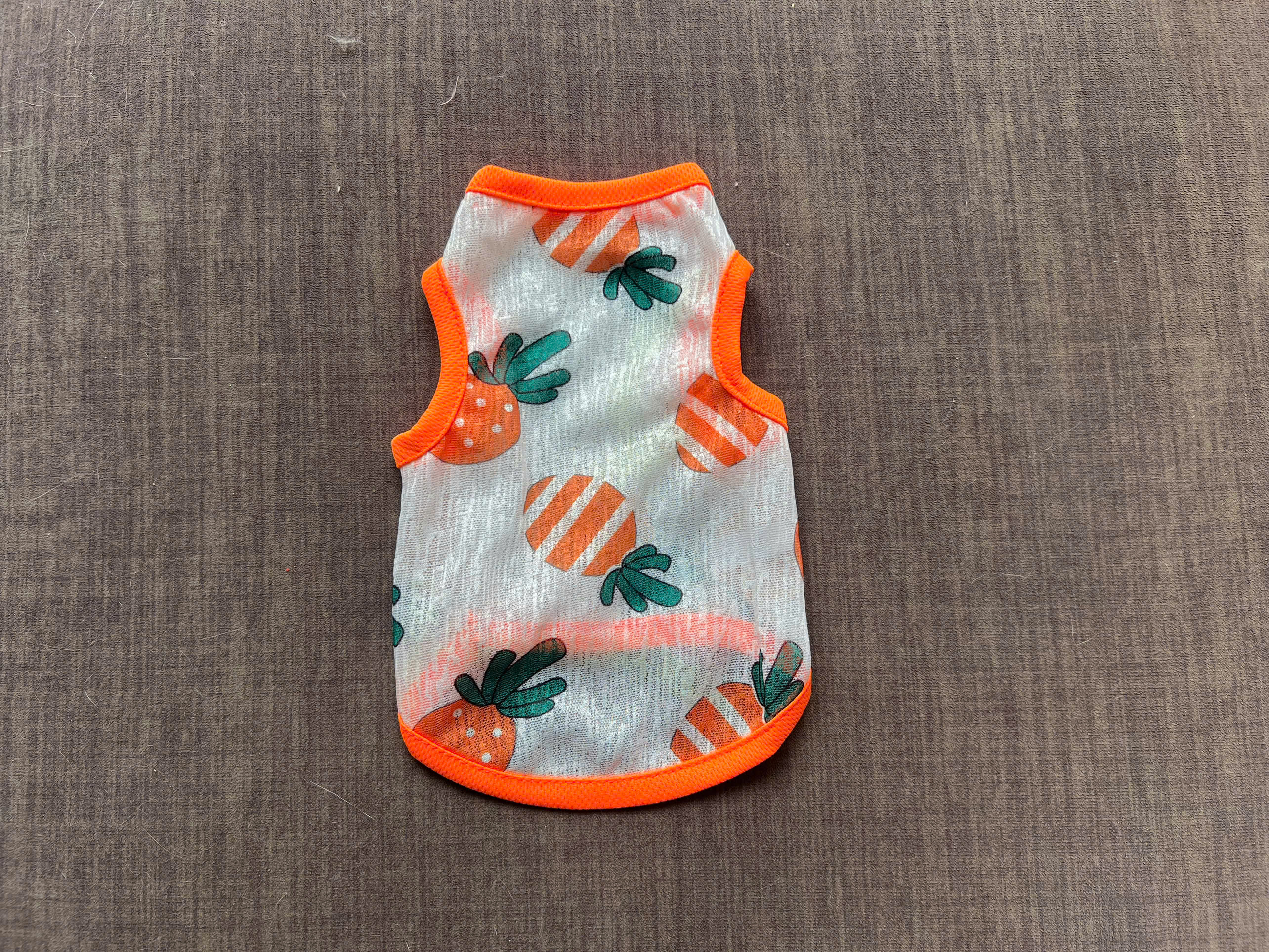 ÁO THUN BA LỖ HOẠ TIẾT TRÁI CÂY THÔNG HƠI SIÊU CUTE TỪ 1-7KG DÀNH CHO THÚ CƯNG CHÓ MÈO