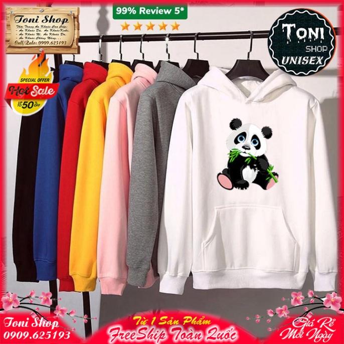 ÁO HOODIE GẤU TRÚC PANDA - In Pet Siêu Bền Siêu Đẹp